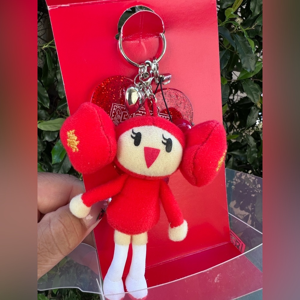 Coach Limited Edition Poppy Cherry Chan plush keychain bag charm from 2009 - Picture 6 of 7